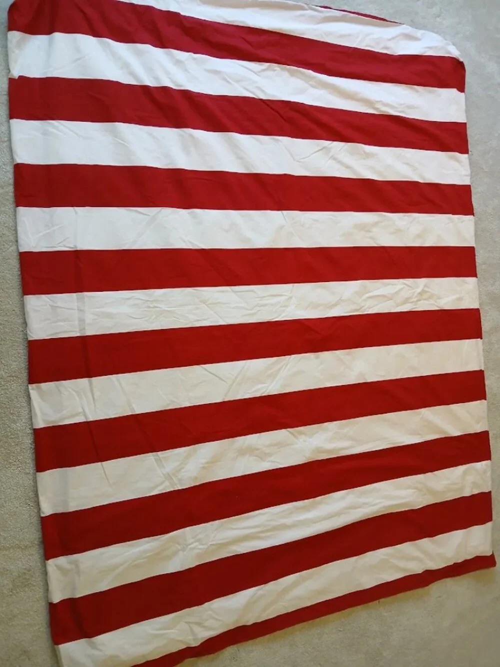 POTTERY BARN KIDS Rugby Stripe Duvet Cover